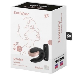 Satisfyer - tupla love luxury partner vibraattori  musta 4