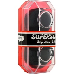 Seven creations - supersoft orgasmic balls  musta 1