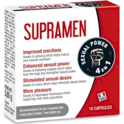 Supramen 10 Capsules Sexual Power 4 In 1