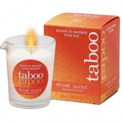 Ruf - taboo hieronta candle naiselle peche sucre nectarine aroma