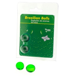 Taloka - 2 brazilian balls super hot effect exciting gel