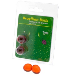 Taloka - 5 brazilian balls suklaa intimate gel