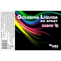 Taloka - Liquid Mansikka Candy Spray