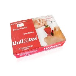 Unilatex - punainen/ mansikka preservatives 144 units 2