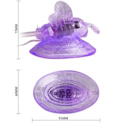 Baile -  lila clitoris stimulation värisevä perhoskiihotin 5