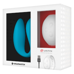 Wearwatch - watchme dual technology vibraattori  syväsininen/snow 5